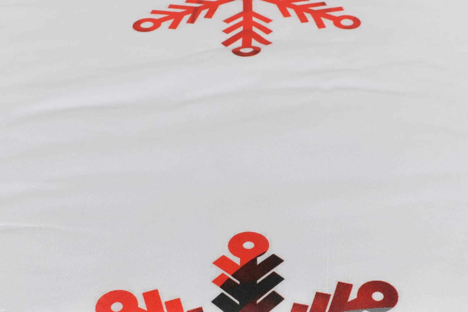 Set mbulesë për jorgan king size, L'essentiel, 428, e kuqe, e bardhë, e gjelbër