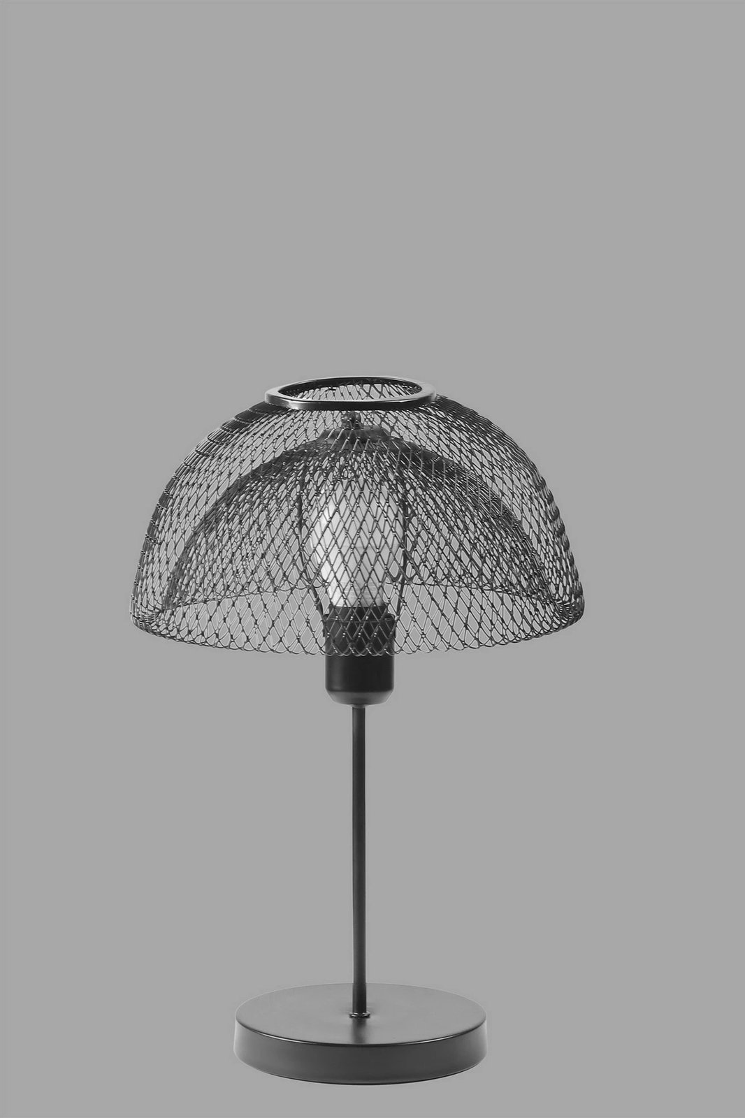 Llambë tavoline Opviq, model Lungo, kapak UFO, ngjyrë e zezë