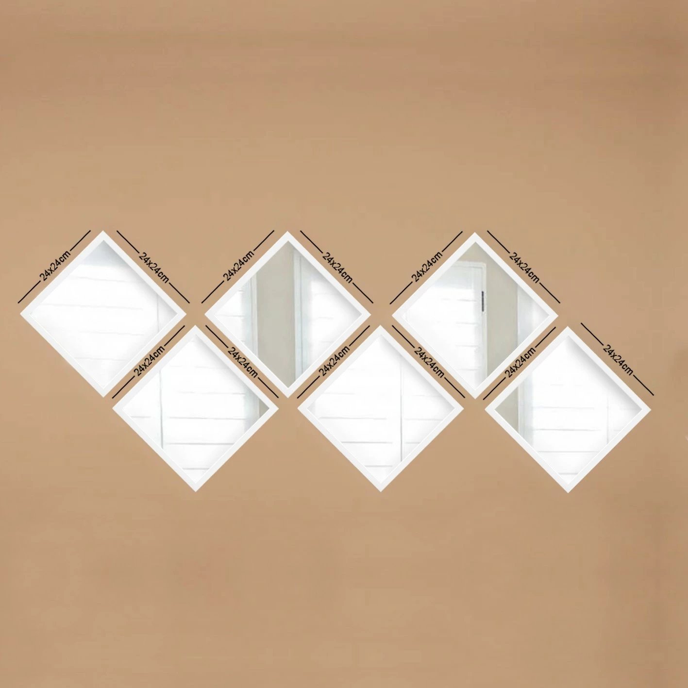 Set pasqyrash (6 copë), Wallity, SETAYNA_025