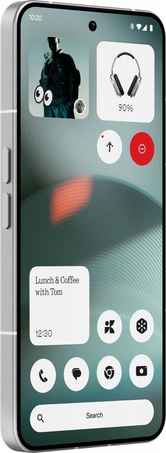 Celular Nothing Phone (3) 5G, 12/256GB, bardhë