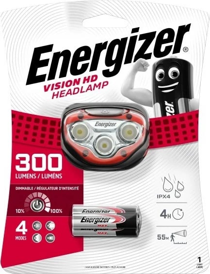 Dritë Koke Energizer Vision HD, 300 Lumens
