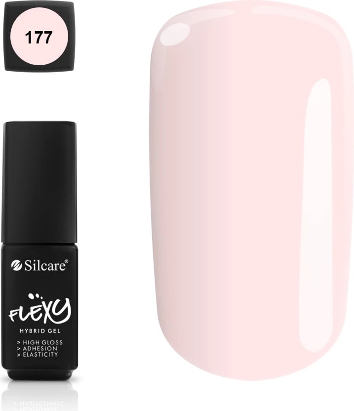 Llak për thonj Silcare Flexy Hybrid Gel 177, 4.5g