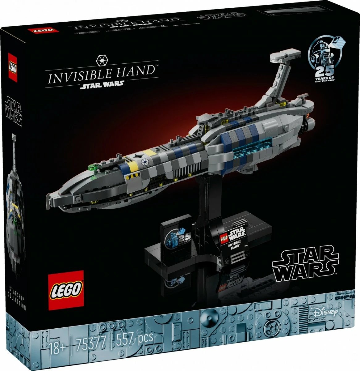 Set ndërtimi LEGO Star Wars 75377 Invisible Hand, 557 pjesë