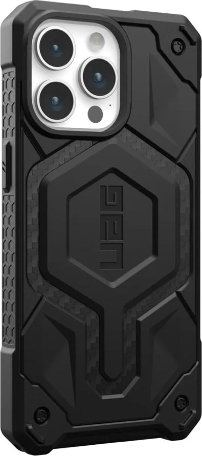 Mbështjellës Urban Armor Gear 114222114242 për celular, për Apple, karbon, 6.7 inç, i zi