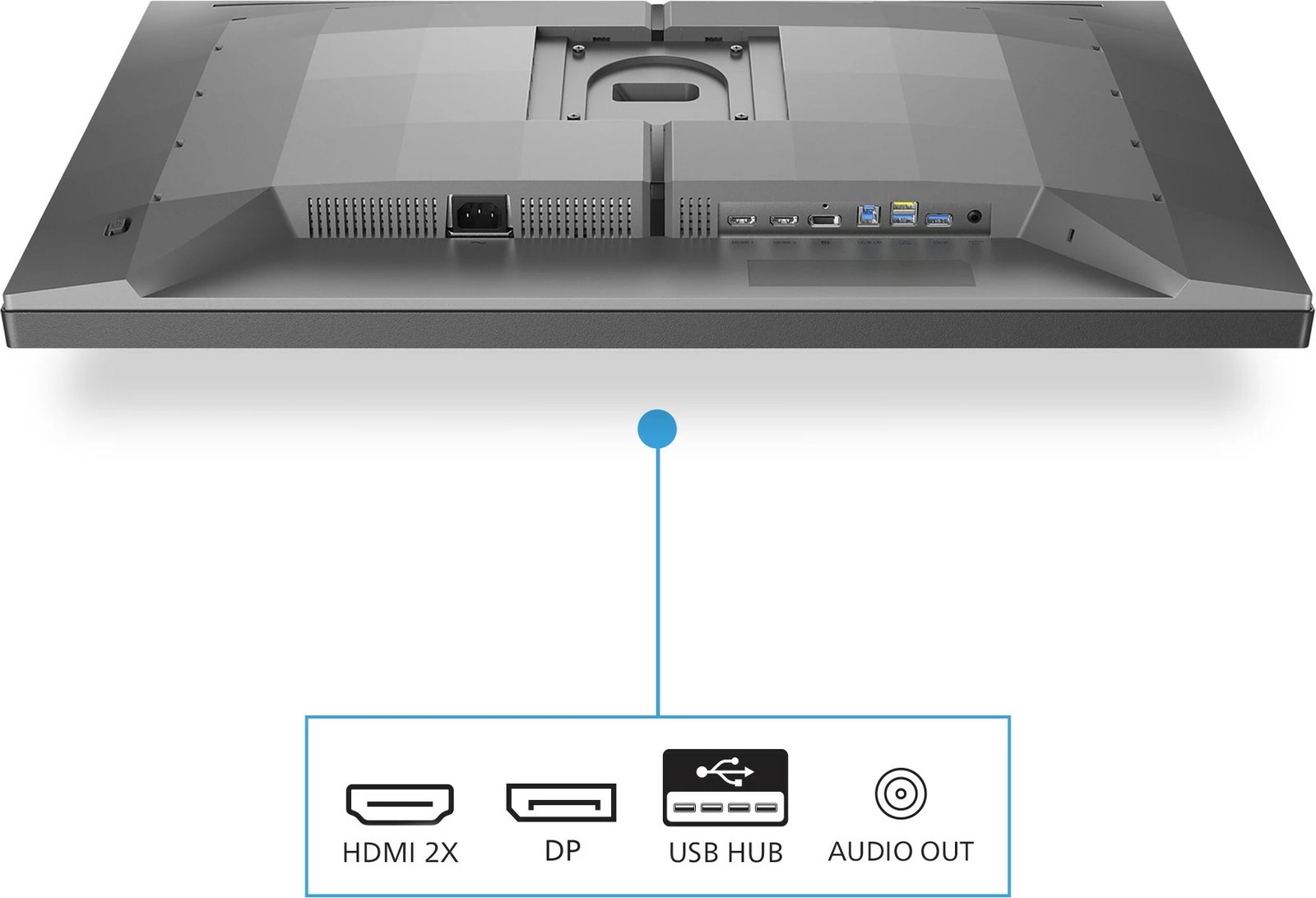 Monitor Philips 32M2N6800M 31.5 inç 4K, USB-C, gri