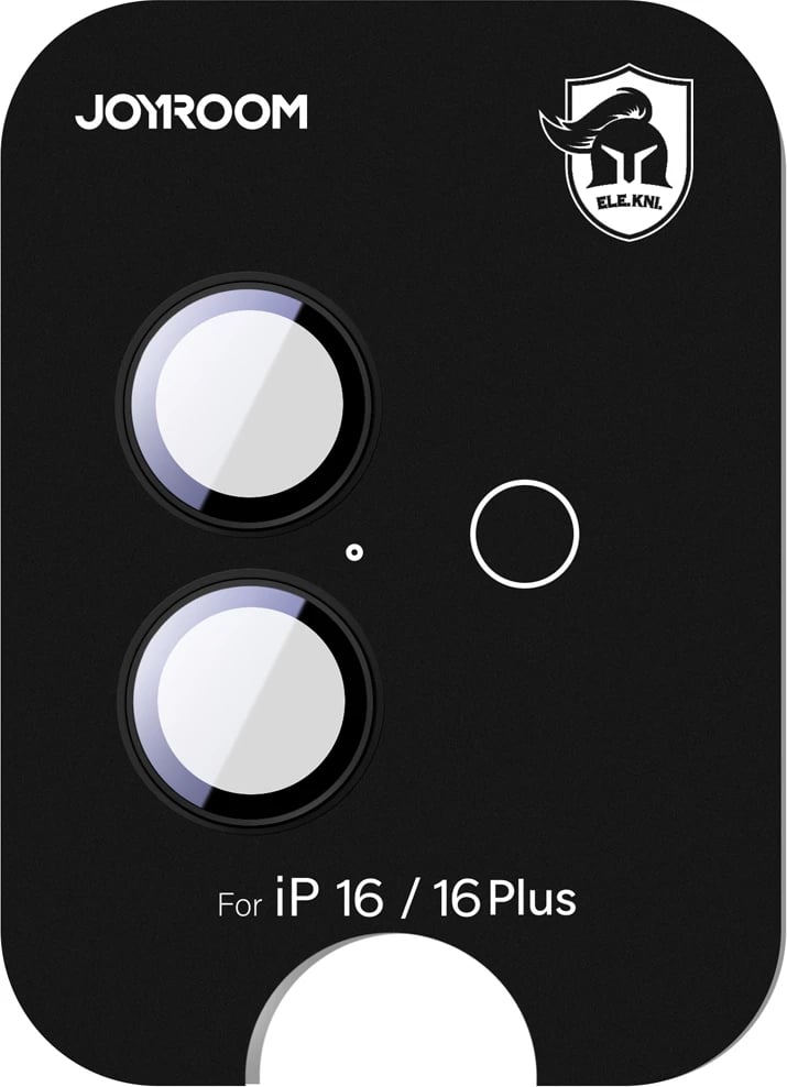 Mbrojtës xhami për lente Joyroom JR-MFY0255 për iPhone 16/16 Plus, i zi