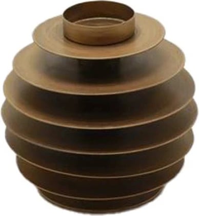 Mbajtës qirinjsh EDIN, metalik, ngjyrë kafe, 12x12x11cm Mbajtës qirinjsh EDIN, metalik, ngjyrë kafe, 12x12x11cm