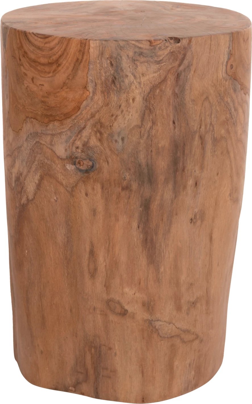 Tavolinë ndihmëse/ulëse TRONCO, dru tik, ngjyrë natyrale, FH9374.21, 30x45cm