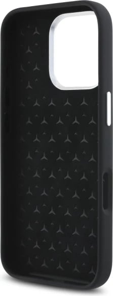 Mbështjellës Mercedes Silicone Tonal Logo MagSafe për iPhone 16 Pro, Zi