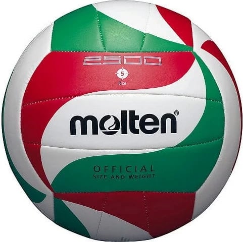 Top volejbolli Molten V5M2500, për përdorim të brendshëm, e kuqe