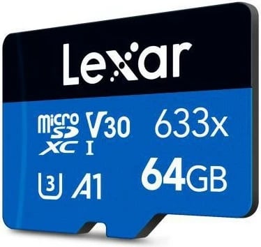 Kartelë memorie Lexar 64GB microSDXC UHS-I 633x