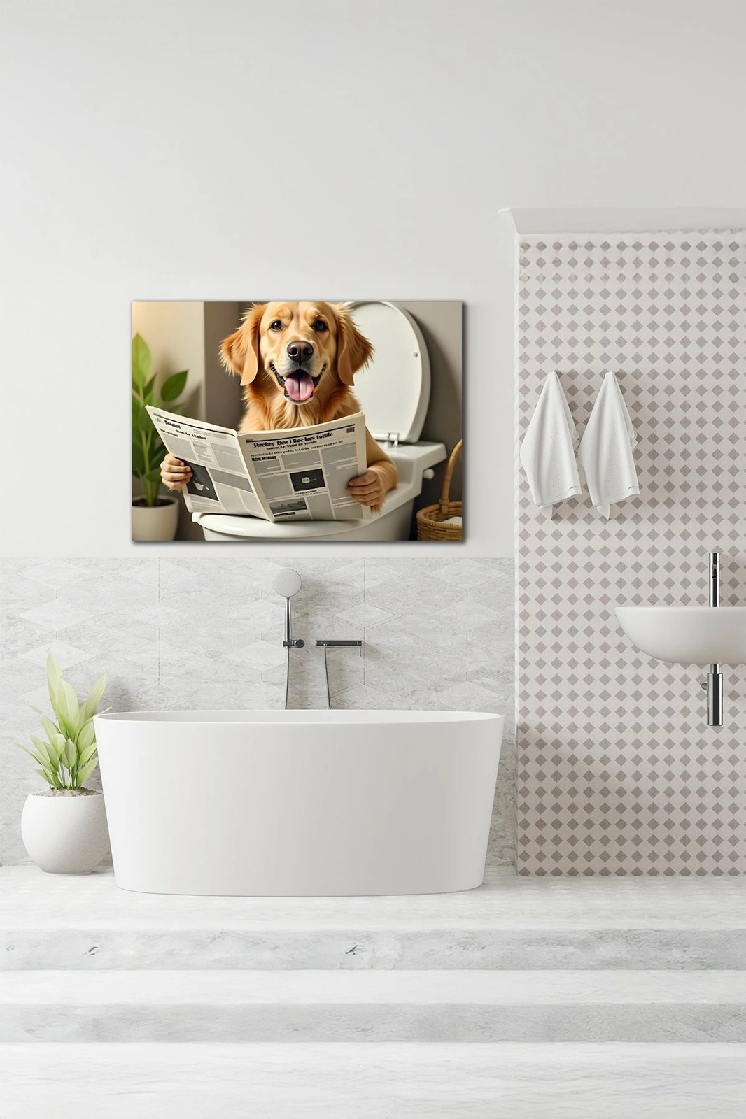 Pikturë dekorative në kanavacë, shumëngjyrëshe, Wallity, Ersyaıhyvn8, 40x60cm