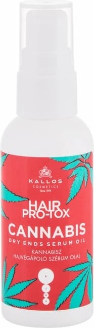 Serum për maja të thata Kallos Cosmetics Hair Pro-Tox Cannabis Dry Ends për femra 50ml