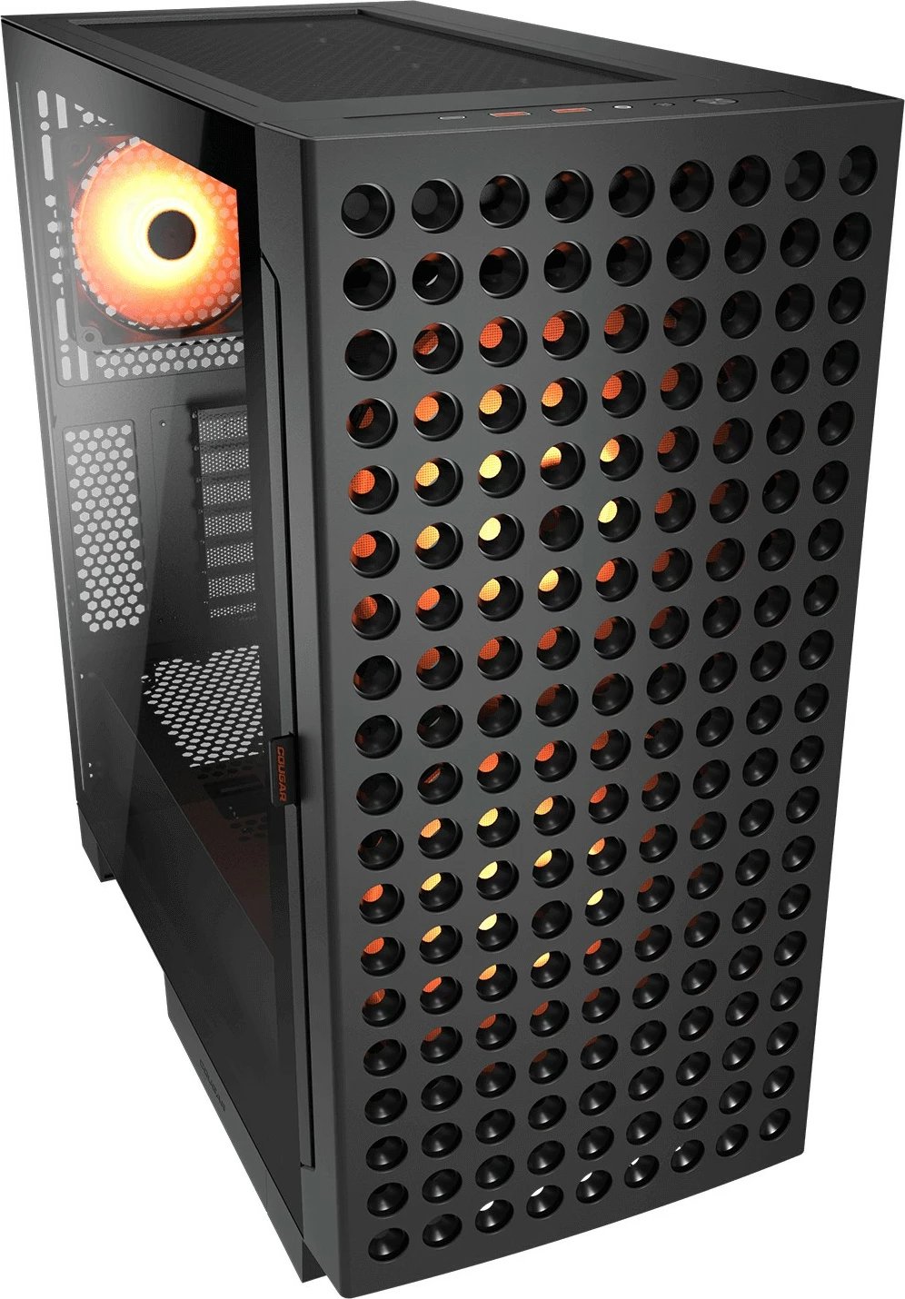 Kasë Cougar Airface ECO midi, ARGB, e zezë