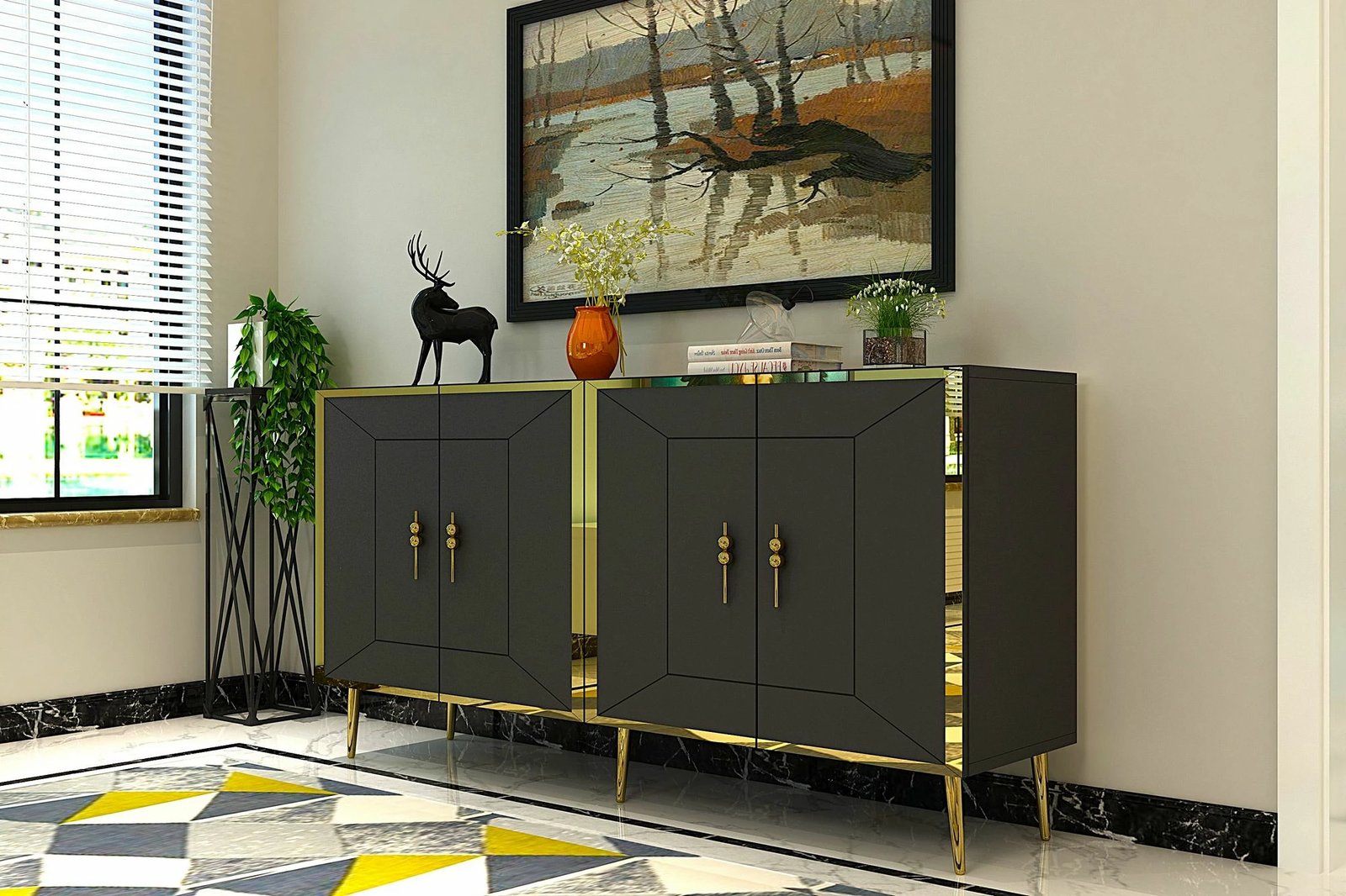 Konsol Skye Decor, Arno KB150, antracit, ari