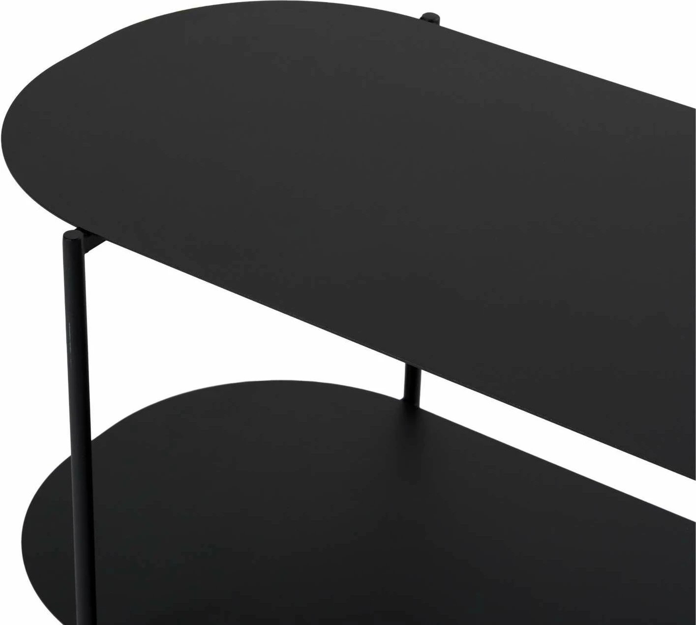 Tavolinë kafeje Skye Decor, SHB-014, ngjyrë e zezë