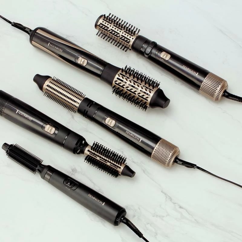 Furçë me ajër të nxehtë, Remington AS7300 Blow Dry & Style, e zezë