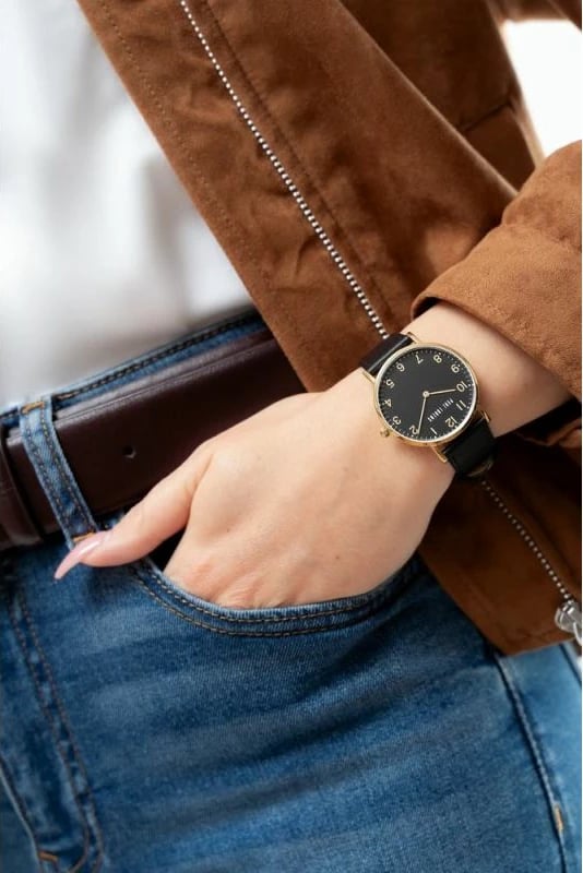 Orë dore për femra Paul Lorens, e zezë