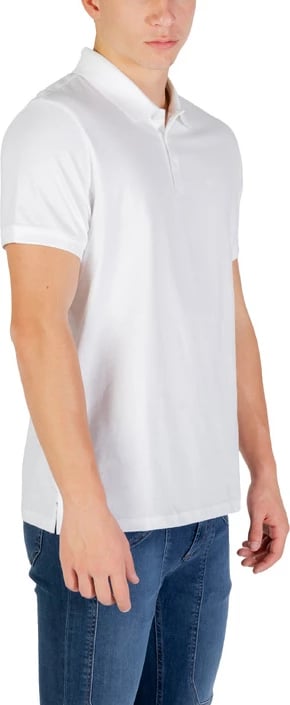 Maicë polo Calvin Klein Jeans për meshkuj, e bardhë