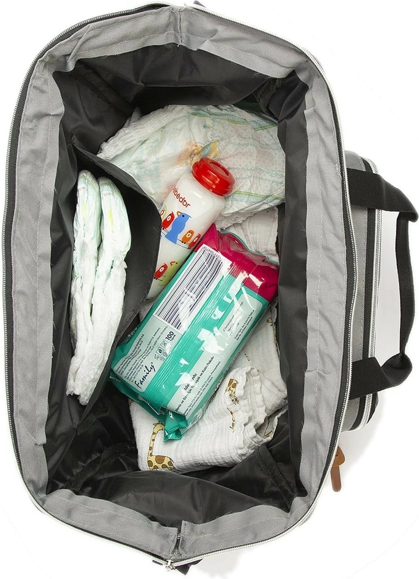 Çantë për pelena, ngjyrë gri, Zoozie Bags, 2154 - 32118