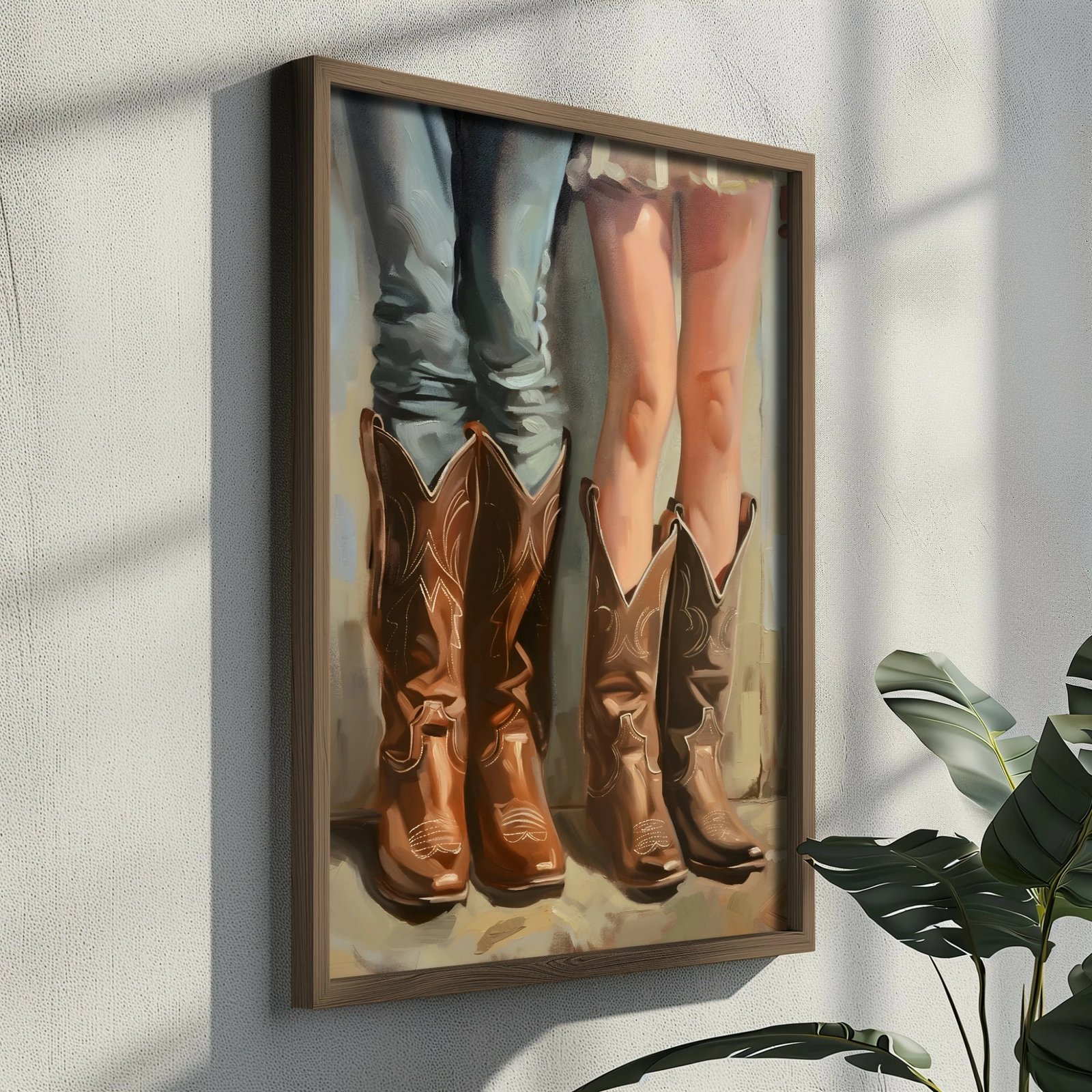 Pikturë dekorative me kornizë MDF, shumëngjyrëshe, Wallity, GE097-L