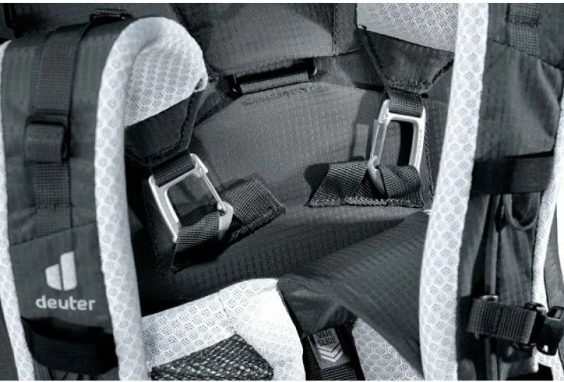 Çantë shpine hiking Deuter për femra, e zezë