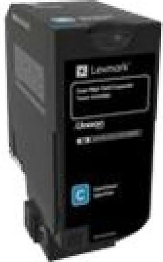Toner, Lexmark, 84C2HCE, rendiment 9,750–23,700 faqe, origjinal, Cyan