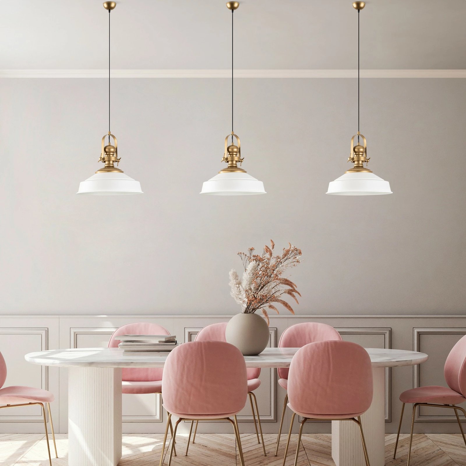 Llambë tavani Opviq, Craft - 13982, metalike, e bardhë