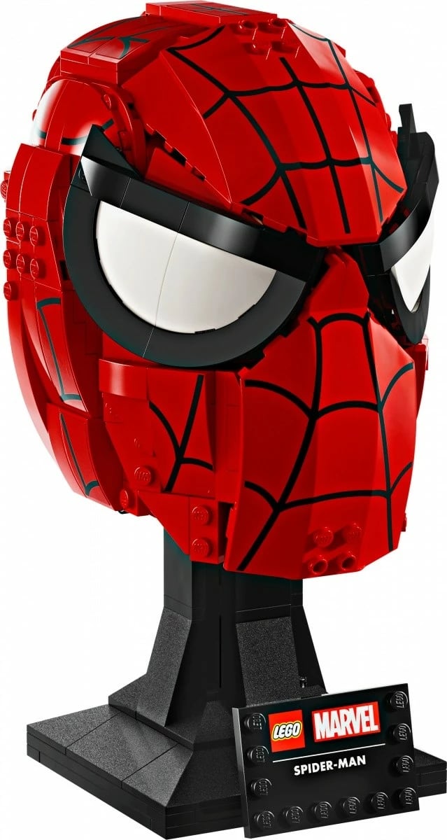 Set ndërtimi LEGO Marvel Spider-Man Mask 76285, 487 pjesë, për të rritur