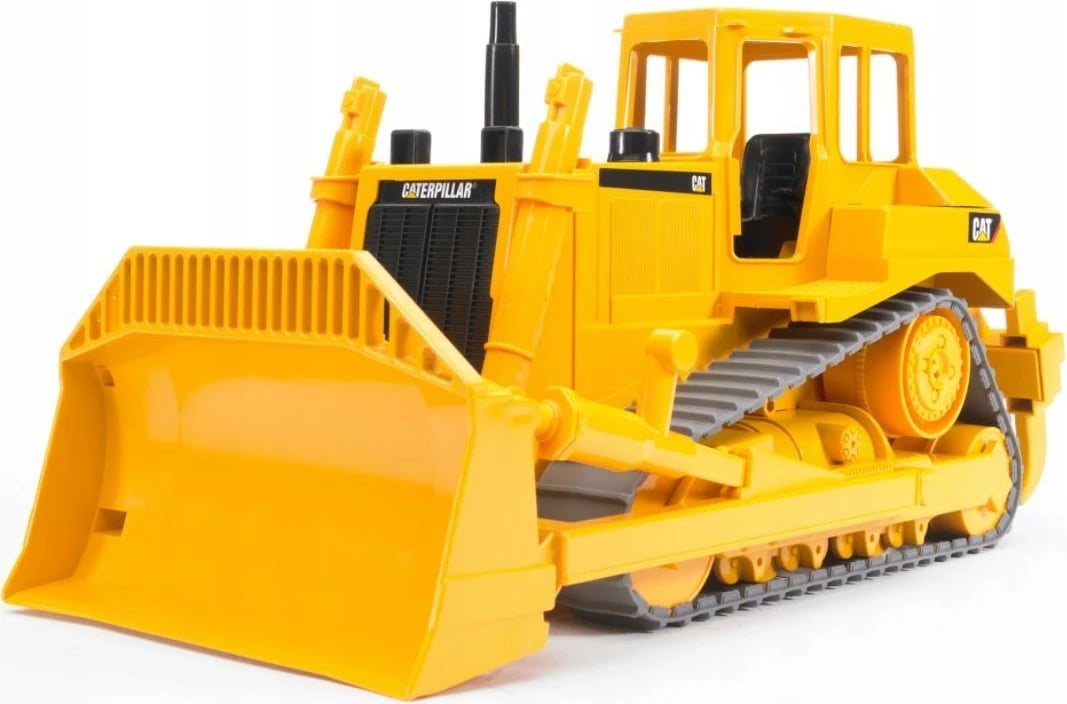 Lodër buldozer BRUDER Caterpillar BR-02422, plastikë, verdhë/zezë