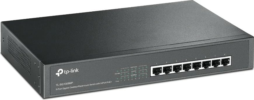Switch TP-LINK TL-SG1008MP, 8 porte Gigabit, PoE+, i zi