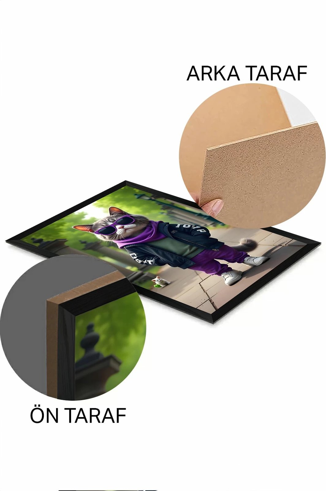 Pikturë dekorative, shumëngjyrëshe, Wallity, Arthynmodel3348-21, 33x48cm