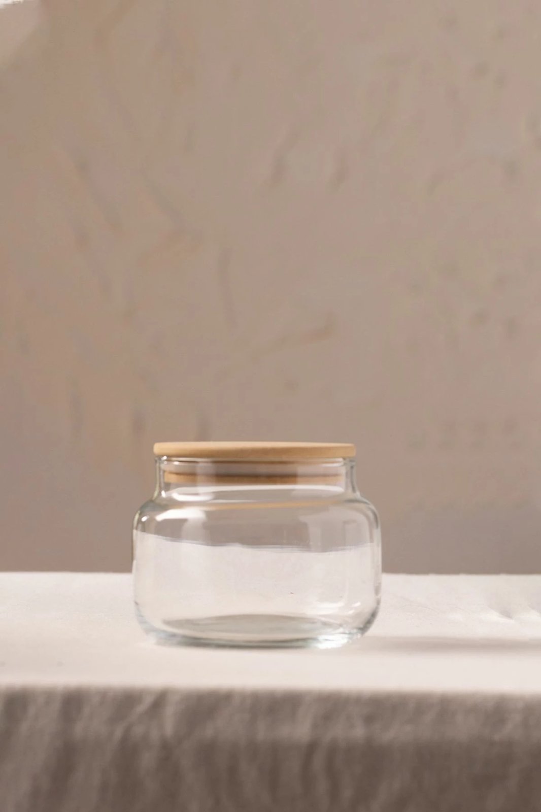 Set kavanozash prej qelqi, 3 copë, Hermia Concept, transparent