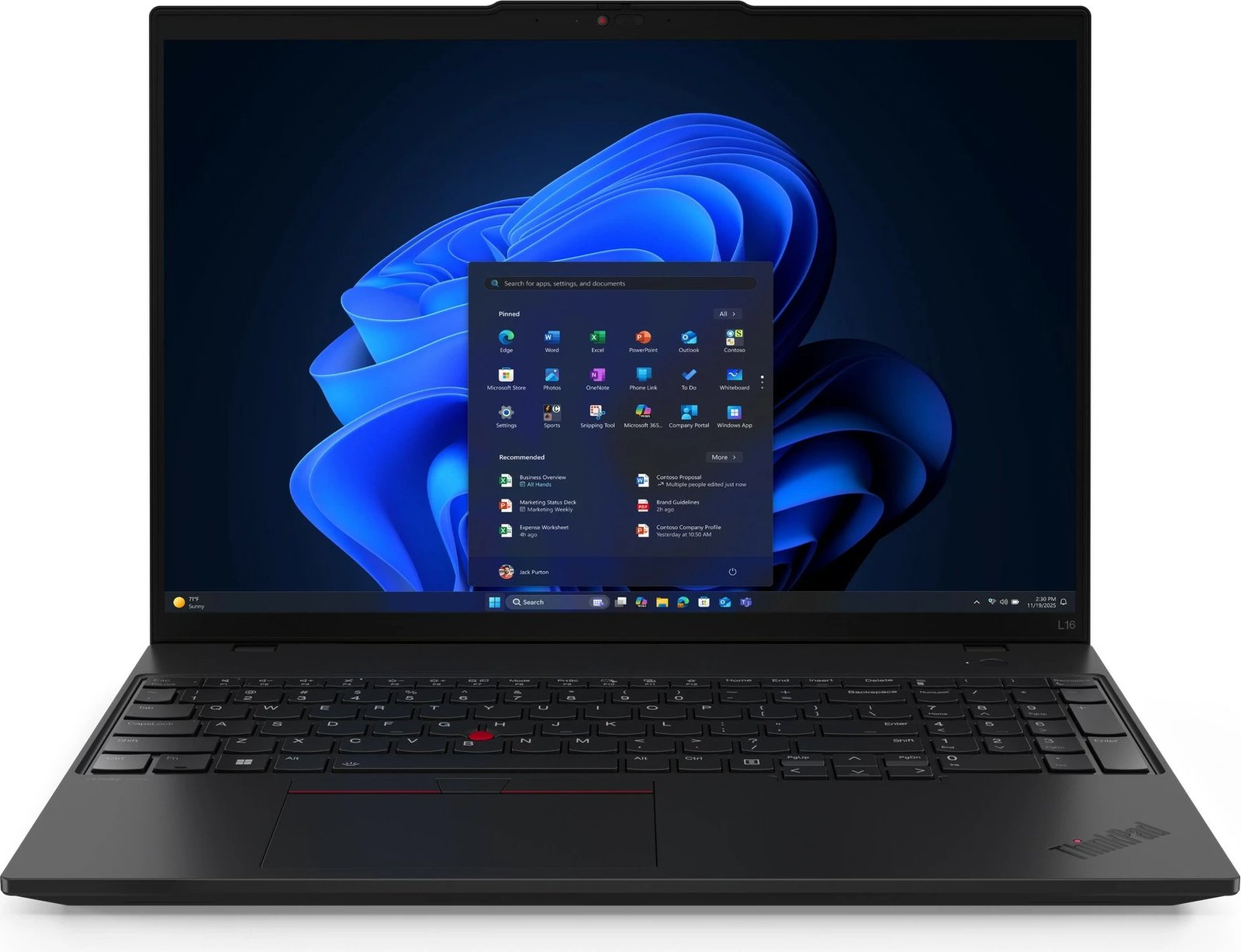 Kompjuter Lenovo ThinkPad L16 G2 Ultra7 255U, 16GB RAM, 512GB SSD, 16 inç, e zezë Kompjuter Lenovo ThinkPad L16 G2 Ultra7 255U, 16GB RAM, 512GB SSD, 16 inç, e zezë