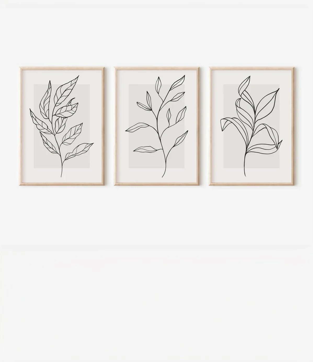 Pikturë dekorative me kornizë (3 copë), Wallity, 3Dartsohoset76