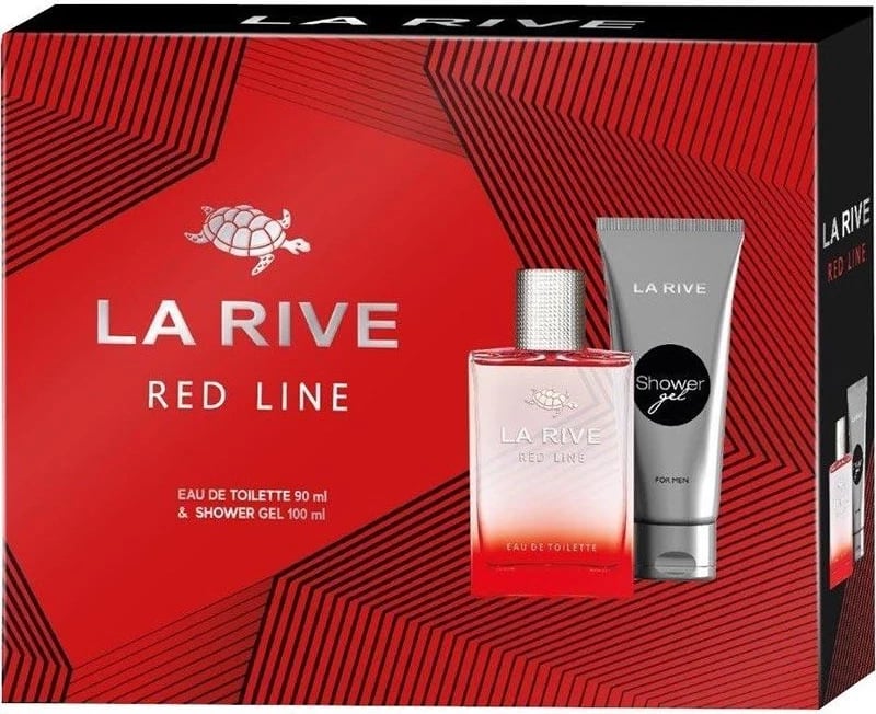 Set Eau de Toilette dhe xhel dushi La Rive Red Line për meshkuj, 90ml + 100ml Set Eau de Toilette dhe xhel dushi La Rive Red Line për meshkuj, 90ml + 100ml