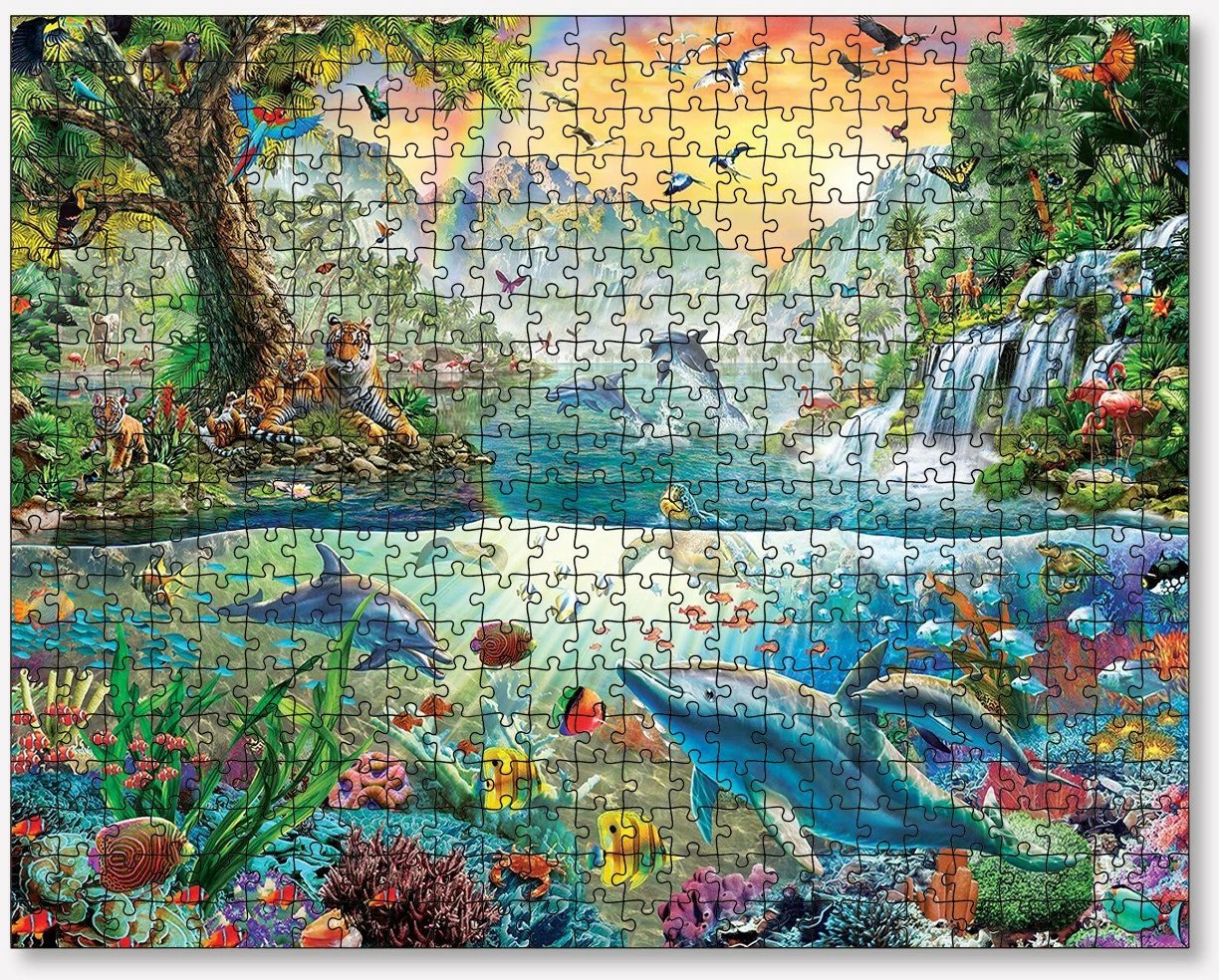 Puzzle 1000 copë, Evila Originals, shumëngjyrësh, PZL_040_1000