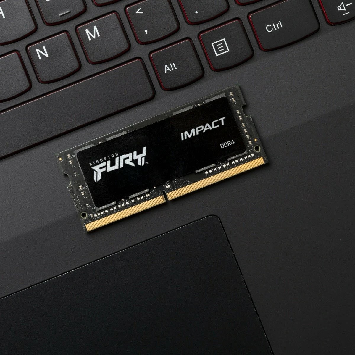 RAM Memorje Kingston FURY Impact DDR4 SODIMM 16GB 3200MHz CL20, e zezë