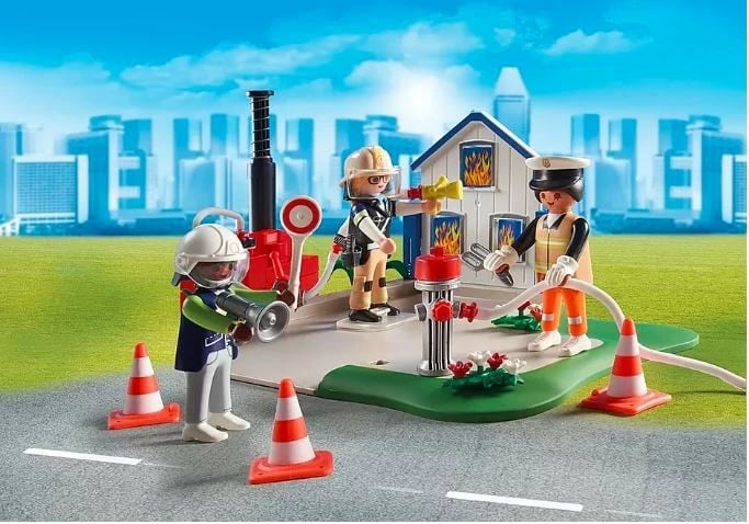 Set figurash Playmobil My Figures 70980 Rescue Operation, 120 pjesë