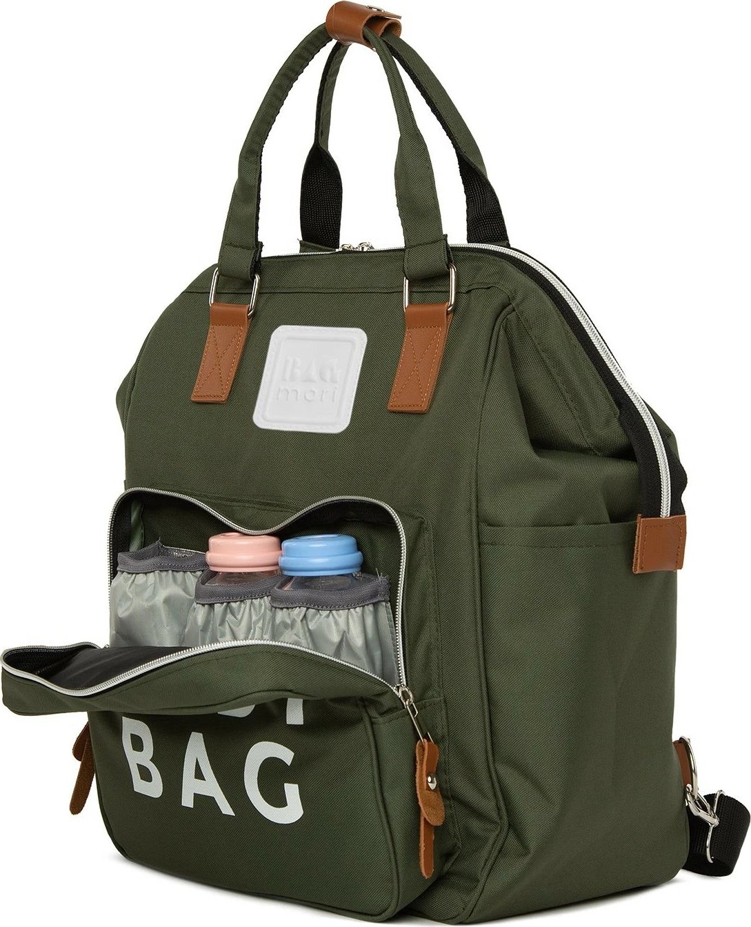 Çantë për pelena Zoozie Bags, 5163 - 62003, ngjyrë kaki