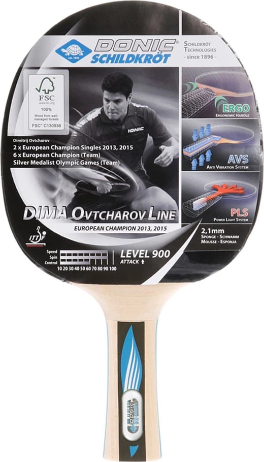 Reket ping pongu Schildkrot, unisex