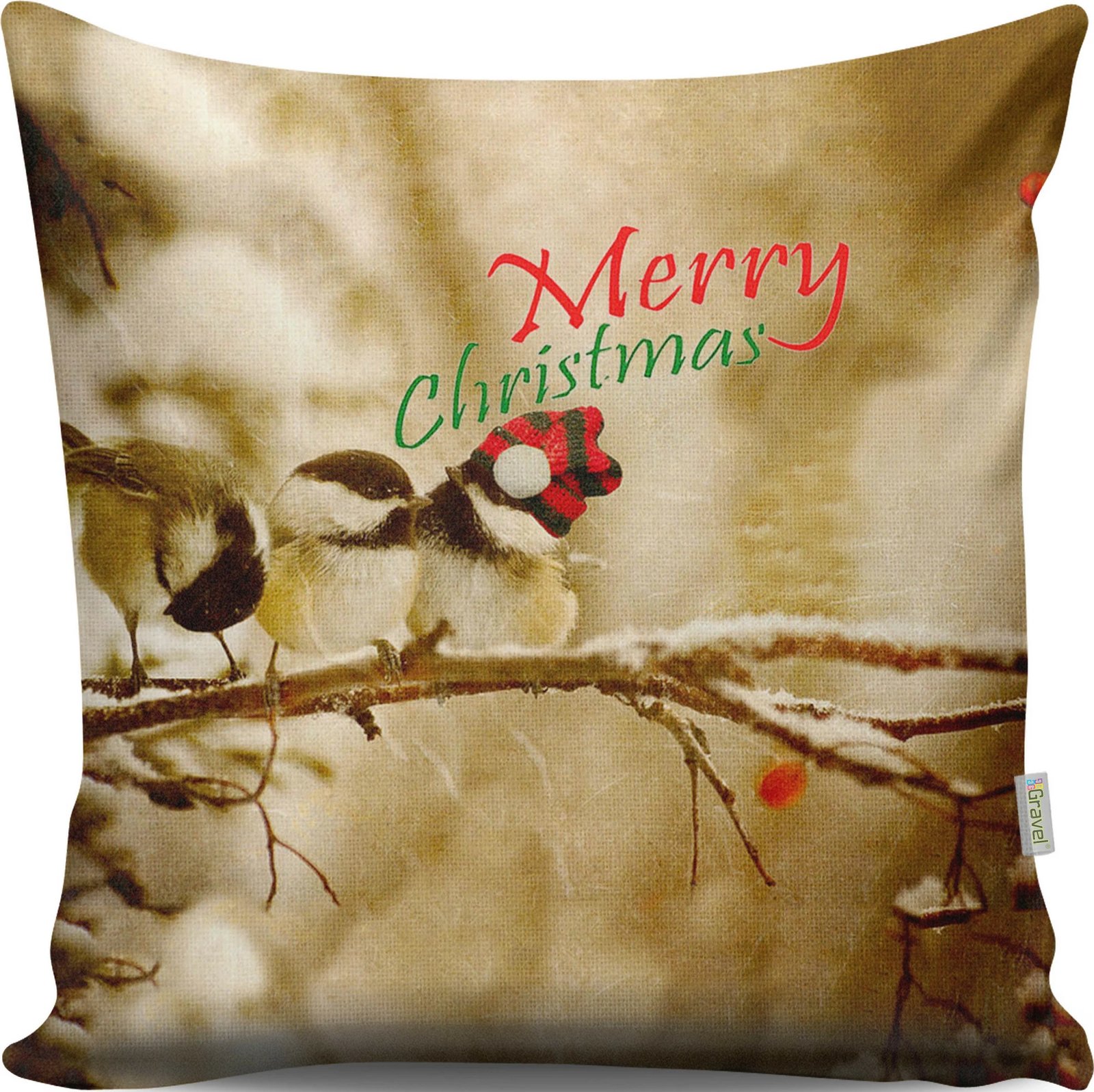 Jastëk dekorativ, shumëngjyrësh, Evila Originals, A12994, 43x43cm