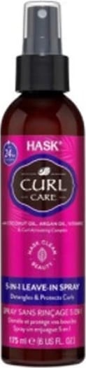 Sprej pa shpëlarje për kaçurrela HASK Curl Care unisex 175ml
