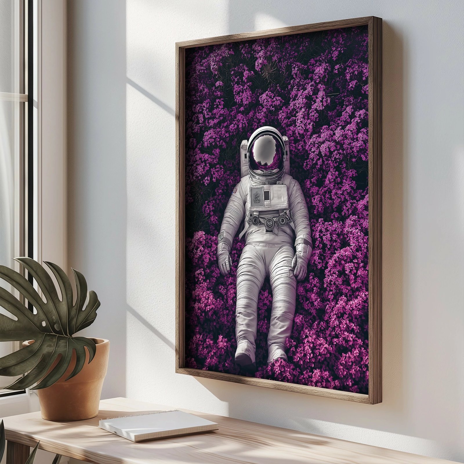 Pikturë dekorative me kornizë MDF, Wallity, TUN003-XL, shumëngjyrëshe, 50x70x3.5cm