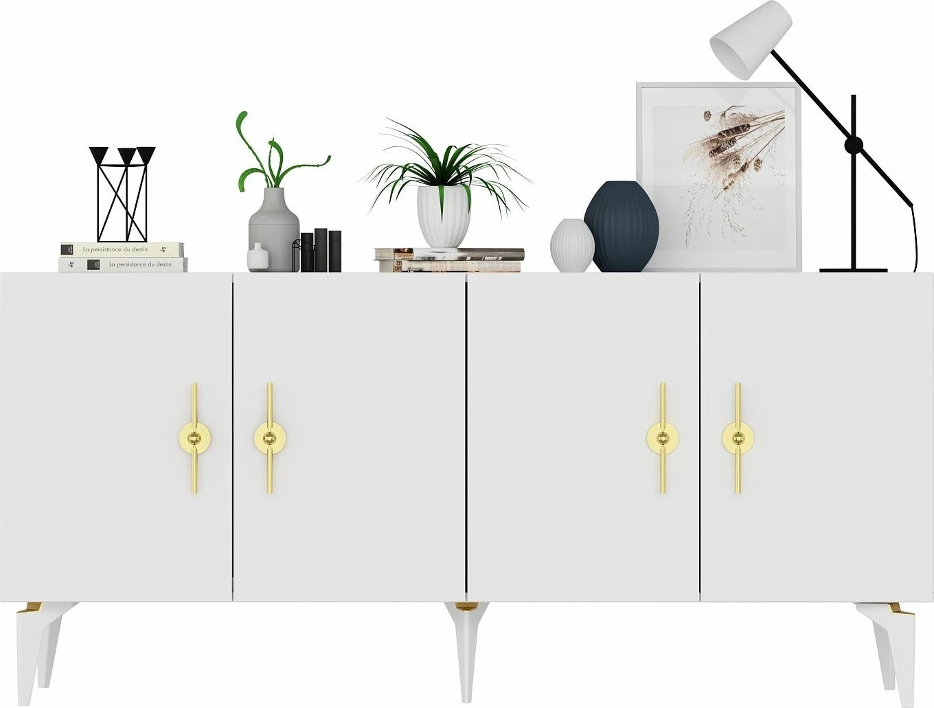 Konsolë Skye Decor, Zenit, e bardhë