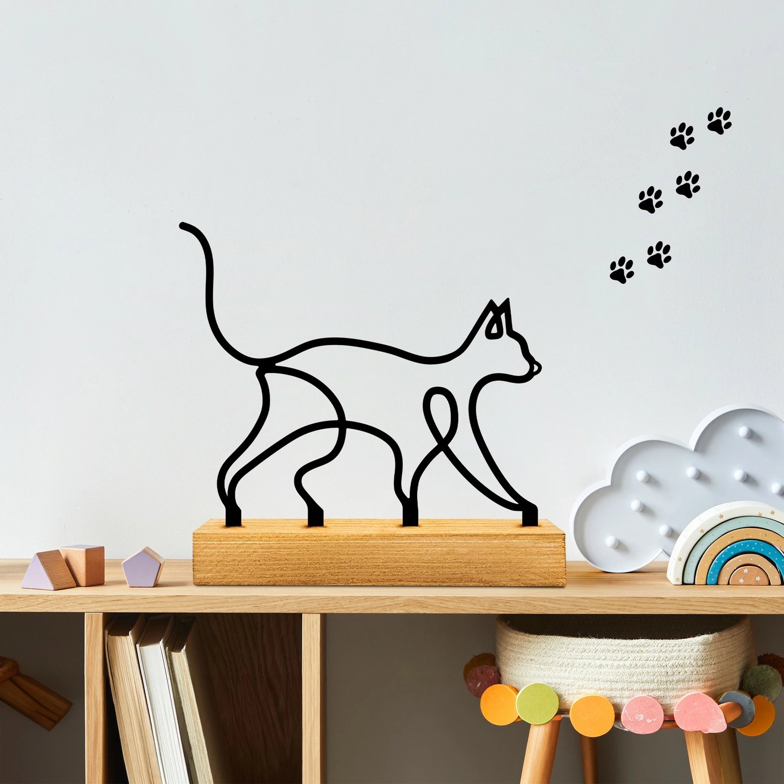 Objekt dekorativ Aberto Design, Meow, i zi