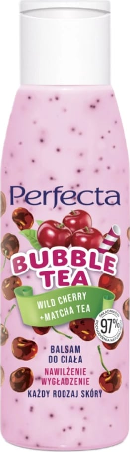 Balsam për trup për femra Perfecta Bubble Tea Wild Cherry + Matcha Tea, 100ml
