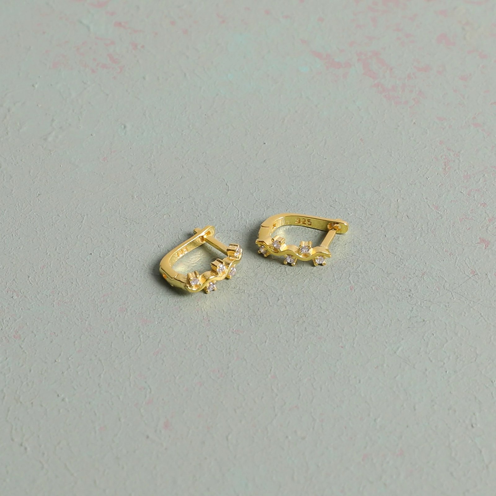 Vathë argjendi ngjyrë ari, Jumeon, 11mm, 11428G