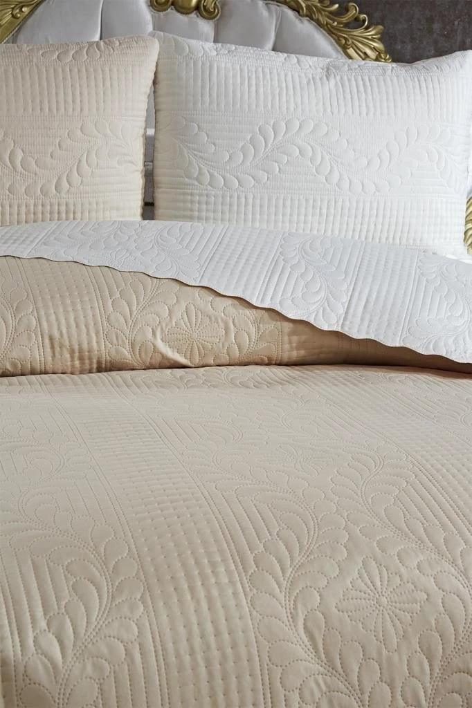 Set mbulesë krevati dopio L'essentiel, Sanem, krem, bezhë