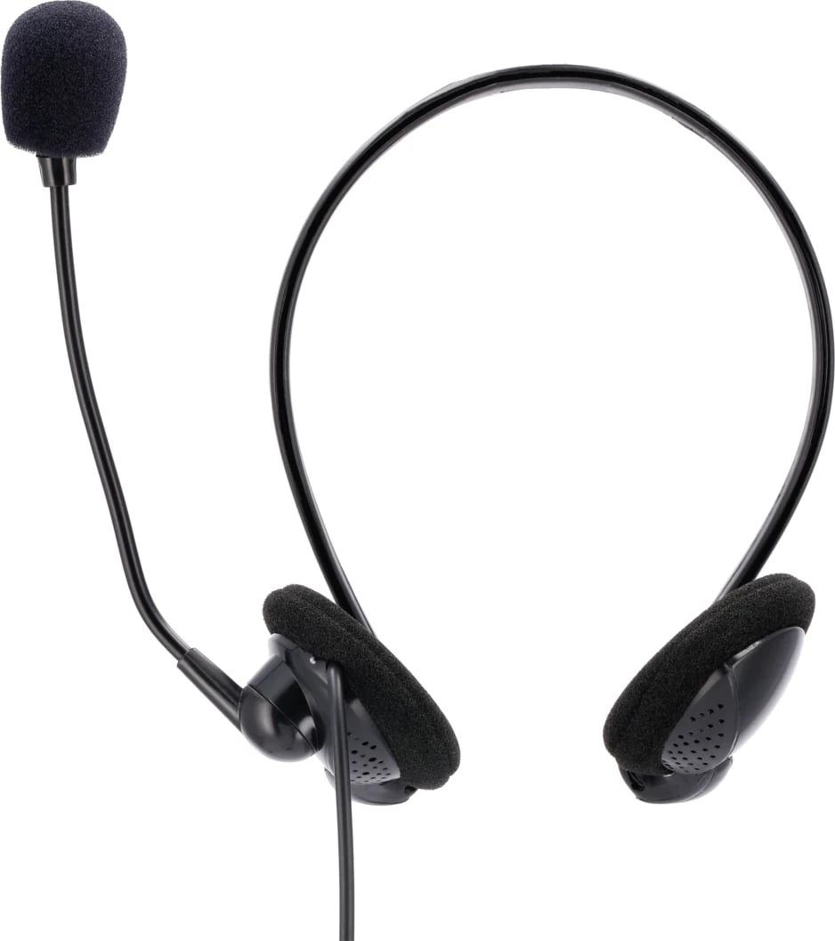 Kufje Hama për zyre për PC "NHS-P100" , stereo, e zezë, 139920